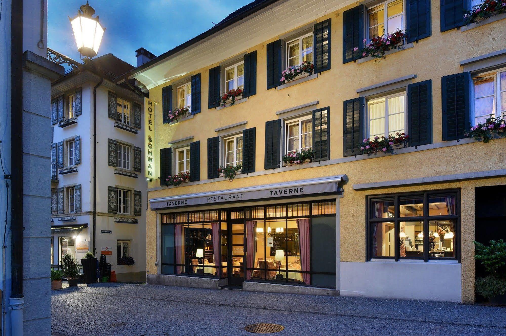 Romantik Hotel Schwan Horgen Buitenkant foto