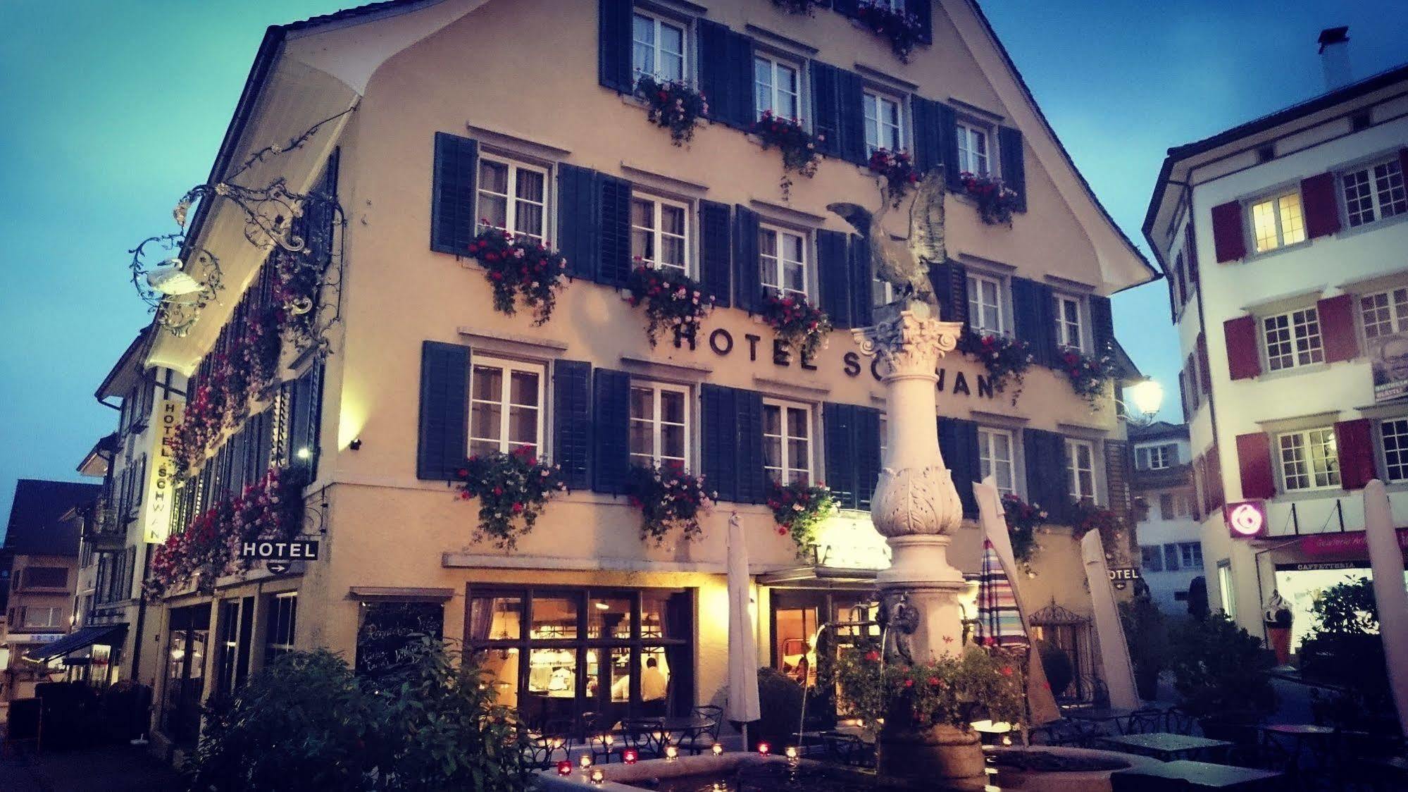 Romantik Hotel Schwan Horgen Buitenkant foto
